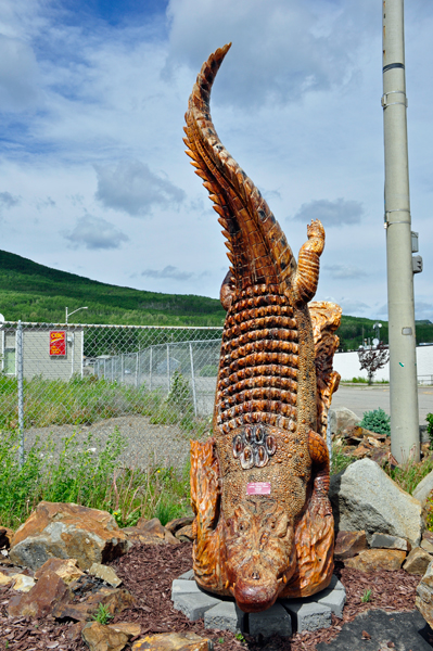 2014 Second Place Winner chainsaw carving